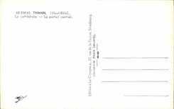 CPA Thann the Cathedral the Central Gate