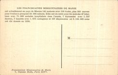 CPA Pranciscaines Missionaries of Marie on mission Ambohidratrimo the lesson of catechism by a oblate