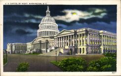 CPA U S Capitol By Night Washington D C