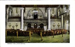 CPA Approach To State Capitol Showing Bell Telephone Building