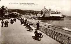 CPA Niza la caminata del ingles y de la caminata del embarcadero