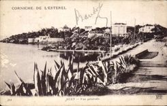 CPA Corniche De L'Esterel Agay Vue generale
