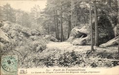 CPA Drill of Fontainebleau the Mouth of the Cavaliere Dragon of the Dragons Falls of Apremont