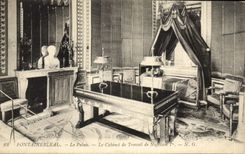 CPA Fontainebleau the palate the study of Napoleon 1st