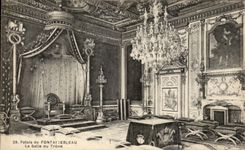 CPA Palate of Fontainebleau the Throne room