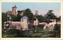 CPA Vendome Vue d'Ensemble Du Chateau