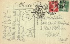 CPA the Great War the Crime Of Rheims the Cathedral Set fire to By the Militaria Germans