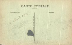 CPA reconquisto Francia Noyon esta estacion de Militaria de los restos del qur