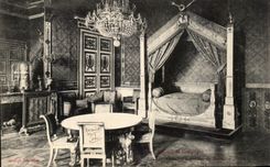 CPA Castle of Compiegne Chambre has to sleep of Napoleon 1st