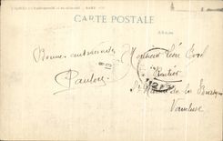 CPA Bataille de la Marne Courdemanges Entree du village Militaria