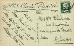 Panorama de CPA Argeles y montanas de Auzun