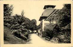 CPA Capvern L'Entreee du Parc et la Source