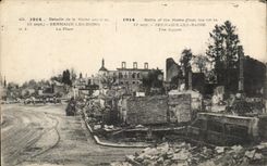 CPA les Bains Battles of the Sermaize Marne the Militaria Place