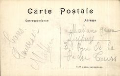 CPA the Crime Of Rheims a Street Close to the Militaria Cathedral