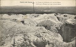 CPA Chemin des Dames Le Plateau de Californie et la Vue Vers Reims Califorine Pleateau and View Towards Reims Militaria