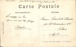 CPA Creil Rue Gambetta Maisons incendiees Par les allemands Militaria