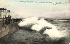 CPA Sables d'Olonne Studies Of Vaguenesses To the Red Lighthouse