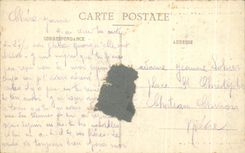 CPA La Guerre Luneville La Sous Prefecture Apres L'Incendie Militaria