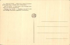 CPA Fort de Vaux Part en de la casamata de la cara occidental de Bourges Orientee tiene Douaumont Militaria