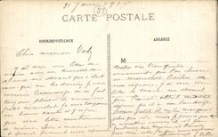 CPA the Rheims War Seen from Of the Street Of the Militaria Cloister