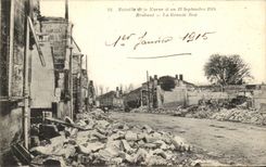 CPA Balaille De La Marne Brabant La Grande Rue Brabant Militaria 
