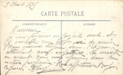 CPA War panorama of Rheims after the Bombardment In the foreground the Militaria archbishop's palace