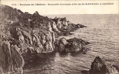 CPA Rochers of Esterel Nouvelle Cornice of gold of St Raphael has Cannes