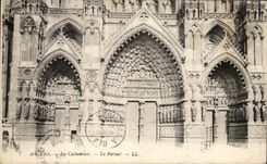CPA Amiens the Cathedral the Gate