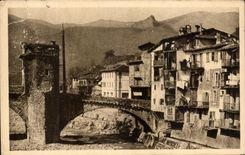 Alrededores de CPA Niza de Sospel el puente viejo