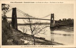 CPA Cote d'Emeraude Emerald Coast Les Bords de la Rance Le pont St Hubert