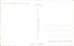 CPA La Rochelle el ahorrador del St de la iglesia