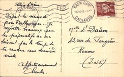 CPA Caen La Rue Montoire Poissonnerie et eglise St pierre