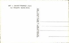 CPA Saint Tropez La Chapelle Sainte Anne 