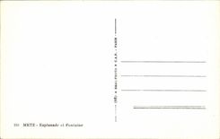 Explanada y fuente de CPA Metz