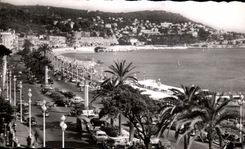 CPA Niza la bahia de los angeles el montaje del boro