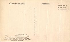 CPA Vezelay Basilica Of the Madeleine Capital Of the fourth Pillar Western Face Side