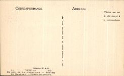 CPA Vezelay Church Of the Madeleine Gate Of Narthex Gate of Right-hand side