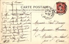 CPA Palate De Fontainebleau Cabin of Abdication