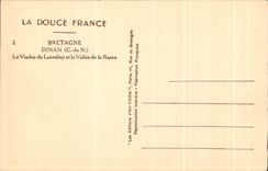 CPA Brittany Dinan the Viaduct of Lanvallay and the Valley of the Rancid one