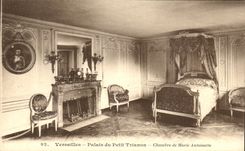 CPA Versailles palate of Small Trainon Room of Marie Antoinette
