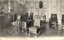 CPA Fontainebleau the Palate Living room of Madam de Maintenon