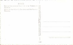 Niza de CPA vista en los jardines Albert 1r y el teatro al aire libre