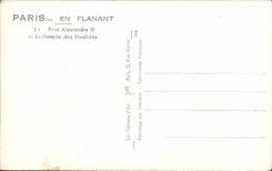 CPA Paris En Flanant Pont Alexandre III et Esplanade des Invalides