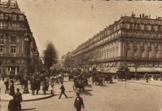 CPA Paris Places Opera Boulevard of the Nasturtiums