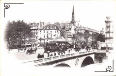 REPRO Paris D'Autrefois Pont St Michel