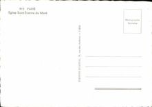 CPSM Paris Church Saint Etienne of the Mount