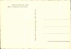 CPA Paris con el claro de luna la flecha de Notre Dame