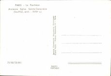 CPA Paris la iglesia vieja Sainte Genevieve del panteon