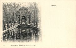 CPA Paris Fountain Medicis Luxembourg