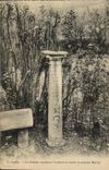 CPA Paris the Garden the Column Marking the place Or Fell the First Martyr